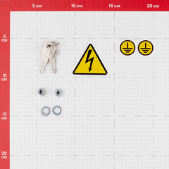 Щит учетно-распределительный встраиваемый Dekraft ЩРУВ-1/12 металлический IP31 430х330х160 мм 12 модулей с окном для снятия показаний счетчика - фото 2