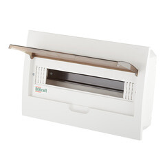 Щит распределительный встраиваемый Dekraft ЩРВ-П-18 пластиковый IP41 250х400х100 мм 18 модулей - фото 5