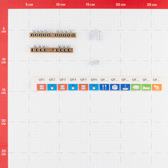 Щит распределительный встраиваемый Dekraft ЩРВ-П-18 пластиковый IP41 250х400х100 мм 18 модулей - фото 2