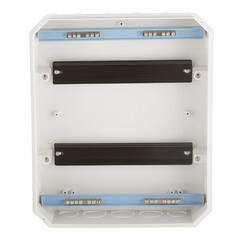 Щит распределительный встраиваемый Dekraft ЩРВ-П-24 пластиковый IP41 345х300х100 мм 24 модуля - фото 4