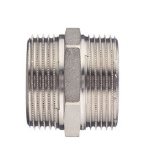 Ниппель Stout 1 1/4 НР(ш) х 1 1/4 НР(ш) латунный (SFT-0004-114114) - фото 3