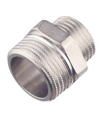 Ниппель переходной Stout 3/4 НР(ш) х 1/2 НР(ш) латунный (SFT-0004-003412) - фото 2