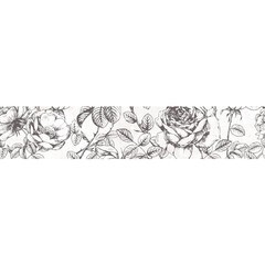 Плитка бордюр 300х60х8 мм Axima Мерида цветы