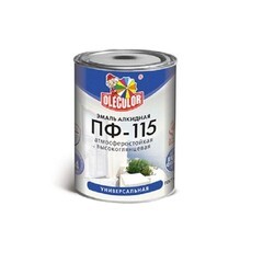 Эмаль Olecolor ПФ-115 белая глянцевая 0,8 кг