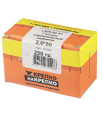 Гвозди строительные 2,0x50 мм оцинкованные (0,25 кг) - фото 2