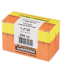 Гвозди строительные 1,2x25 мм (0,2 кг) - фото 3