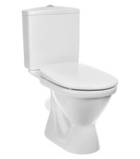 Унитаз-компакт Santek Алькор с косым выпуском с сиденьем дюропласт белый (1.WH30.2.140)