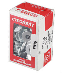 Шайба кузовная оцинкованная 6x18 мм DIN 9021 (200 шт.) - фото 3