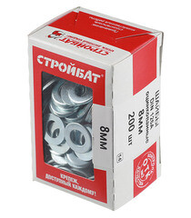 Шайба оцинкованная 8x16 мм DIN 125А (200 шт.) - фото 2