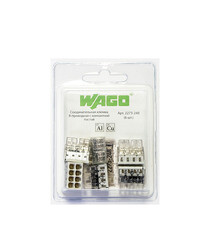 Клемма на 8 проводов Wago 2273-248 0,5-2,5 кв. мм самозажимная с пастой (6 шт.) - фото 1