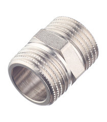 Изображение товара Ниппель Stout 1/2 НР(ш) х 1/2 НР(ш) латунный (SFT-0004-001212)