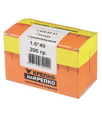 Гвозди строительные 1,6x40 мм (0,2 кг) - фото 3