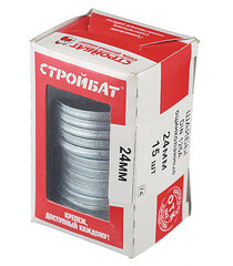 Шайба оцинкованная 24x44 мм DIN 125А (15 шт.) - фото 2