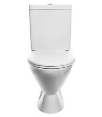 Унитаз-компакт Santek Лига с косым выпуском с сиденьем пластик белый (1.WH30.2.197) - фото 6