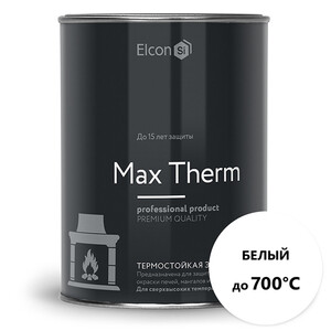 Эмаль термостойкая Elcon белая 700°С 0,4 кг — купить в Санкт-Петербурге ...