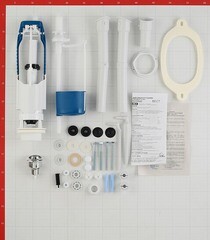 Унитаз-компакт Santeri Вест с косым выпуском с сиденьем пластик белый (1.P201.8.S00.00B.F) - фото 5