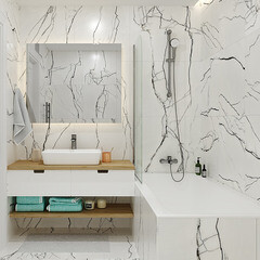 Керамогранит Axima Bonn белый 1200х600х11 мм (2 шт.=1,44 кв.м) - фото 9