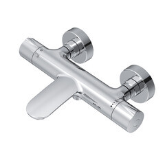 Смеситель для ванны AM.PM Like хром термостатический с коротким изливом без лейки (F8050000)