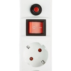 Сетевой фильтр UNIVersal 6 розеток 5 м 10 А 2,2 кВт белый (967U-3005) - фото 4