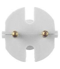 Вилка прямая без заземления 6 А 220 В белая (0103-00011) - фото 5