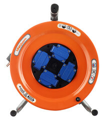 Удлинитель UNIVersal с заземлением 30 м на катушке 3,5 кВт 4 розетки КГ 3х1,5 кв.мм IP44 - фото 3