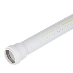 Изображение товара Труба канализационная Ostendorf SKEM d58х500 мм пластиковая шумопоглощающая для внутренней канализации (332020)