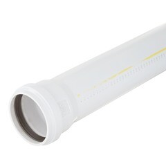 Труба канализационная Ostendorf SKEM d110х2000 мм пластиковая шумопоглощающая для внутренней канализации (335060) - фото 1