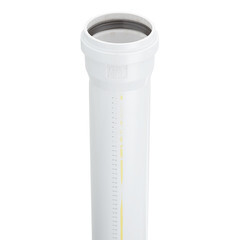 Труба канализационная Ostendorf SKEM d110х2000 мм пластиковая шумопоглощающая для внутренней канализации (335060) - фото 3