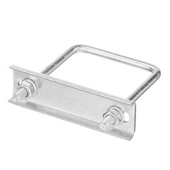 Крепление сетки/секции заборной к столбам 50х50 мм оцинкованное (3 шт.) - фото 3