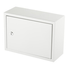 Щит распределительный навесной EKF Basic ЩРН-12 металлический IP31 220х300х120 мм 12 модулей - фото 1