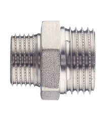 Ниппель переходной Stout 1/2 НР(ш) х 3/8 НР(ш) латунный (SFT-0004-001238) - фото 4