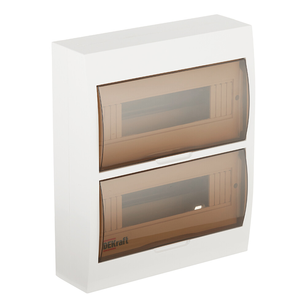 Изображение товара Щит распределительный навесной Dekraft ЩРН-П-24 пластиковый IP41 24 модуля