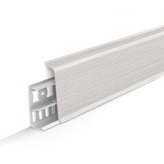 Плинтус IDEAL Деконика 2200х70мм Ясень бьянко