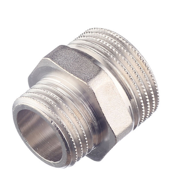 Изображение товара Ниппель переходной Stout 3/4 НР(ш) х 1/2 НР(ш) латунный (SFT-0004-003412)