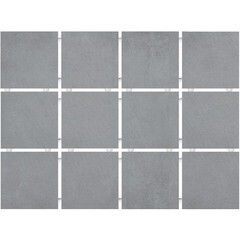 Керамогранит Kerama Marazzi Амальфи серый матовый из 12 частей 98х98 мм