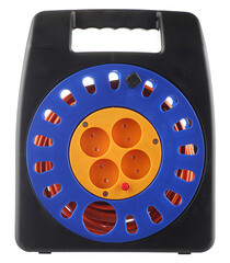 Удлинитель UNIVersal без заземления 20 м на катушке 2,2 кВт 4 розетки ПВС 2х1 кв.мм IP20 - фото 4