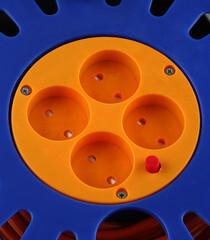 Удлинитель UNIVersal без заземления 20 м на катушке 2,2 кВт 4 розетки ПВС 2х1 кв.мм IP20 - фото 2