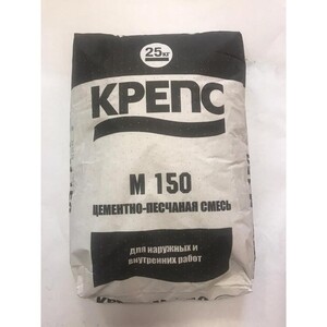 Смесь цементно-песчаная Крепс М150 25 кг — купить в Санкт-Петербурге ...