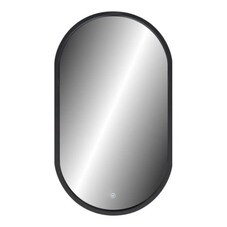 Зеркало Континент Prime Black 450х800 мм с подсветкой с сенсорным включением