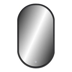Зеркало Континент Prime Black 450х800 мм с подсветкой с сенсорным включением