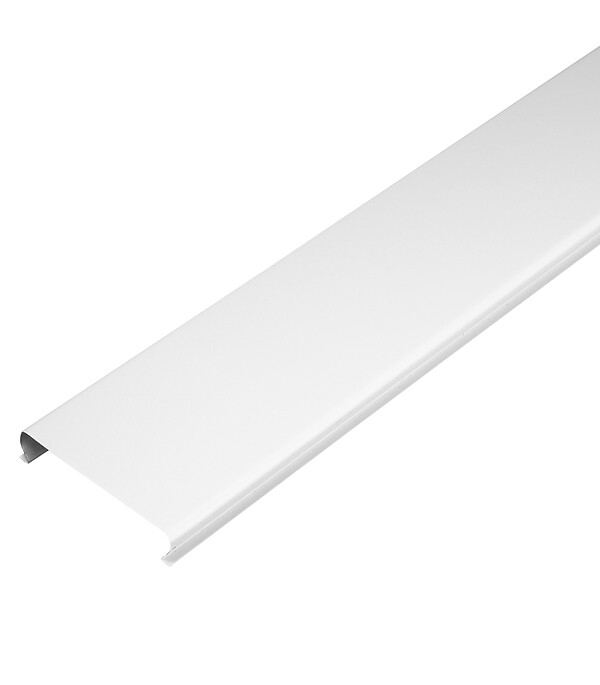 Изображение товара Рейка сплошная Омега 100АТ 3 м белая матовая для влажных помещений