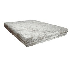 Керамогранит Kerama Marazzi Ступень угловая Терраса серый левая 300х300х8 мм
