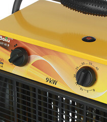 Пушка тепловая электрическая 9 кВт Ballu BHP-M-9 прямого нагрева - фото 6