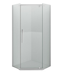 Изображение товара Душевой уголок Erlit Comfort хром 90х90х200 см пятиугольник стекло прозрачное 6 мм (ER10109V-С1)