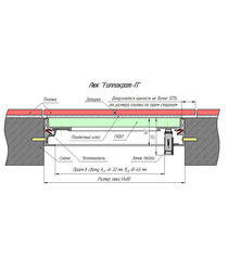 Люк ревизионный под плитку Хаммер Гиппократ-П алюминиевый 200х200 мм скрытый нажимной - фото 4