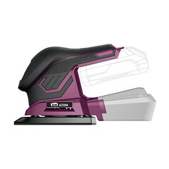 Изображение товара Шлифмашина вибрационная аккумуляторная КМ АТОМ 18 В 150х100 мм без АКБ и ЗУ (CDGM-181)