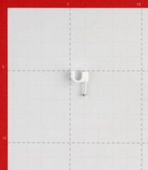 Скобы для крепления кабеля круглые Rexant 6 мм полиэтиленовые белые (50 шт.) (07-4006) - фото 5