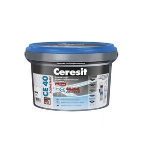 Затирка цементная Ceresit CE 40 aquastatic 47 сиена 2 кг — купить в ...