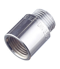 Удлинитель Stout 25 мм х 1/2 ВР(г) х 1/2 НР(ш) хром латунный (SFT-0002-001225) - фото 3