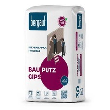 Штукатурка гипсовая Bergauf Bau Putz Gips серая 30 кг